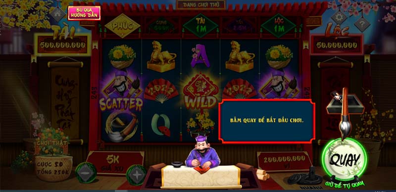 Chế độ chơi luyện tập game ông đồ