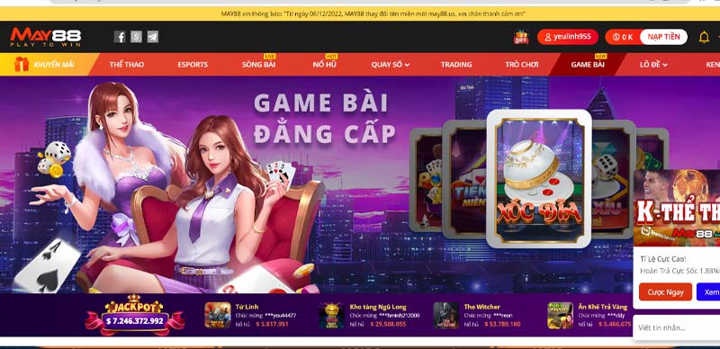 May88 cổng game hot nhất hiện nay