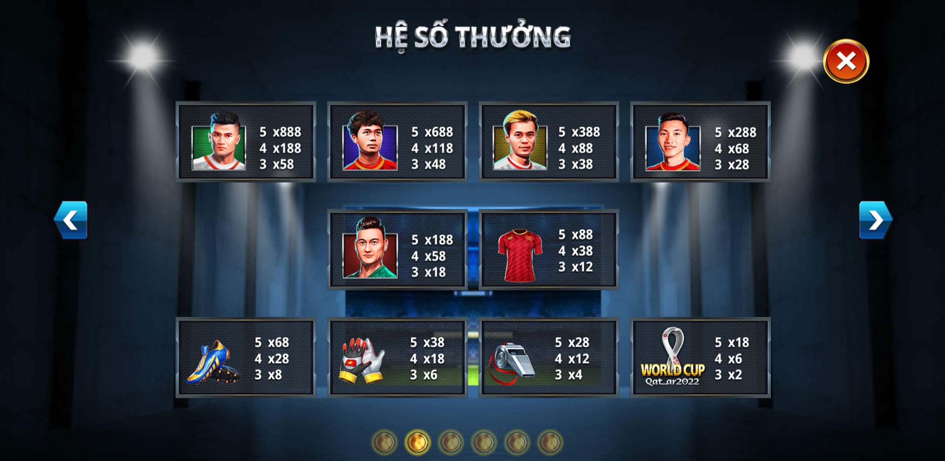 Hệ số quy đổi thưởng cao hơn các nhà cái khác