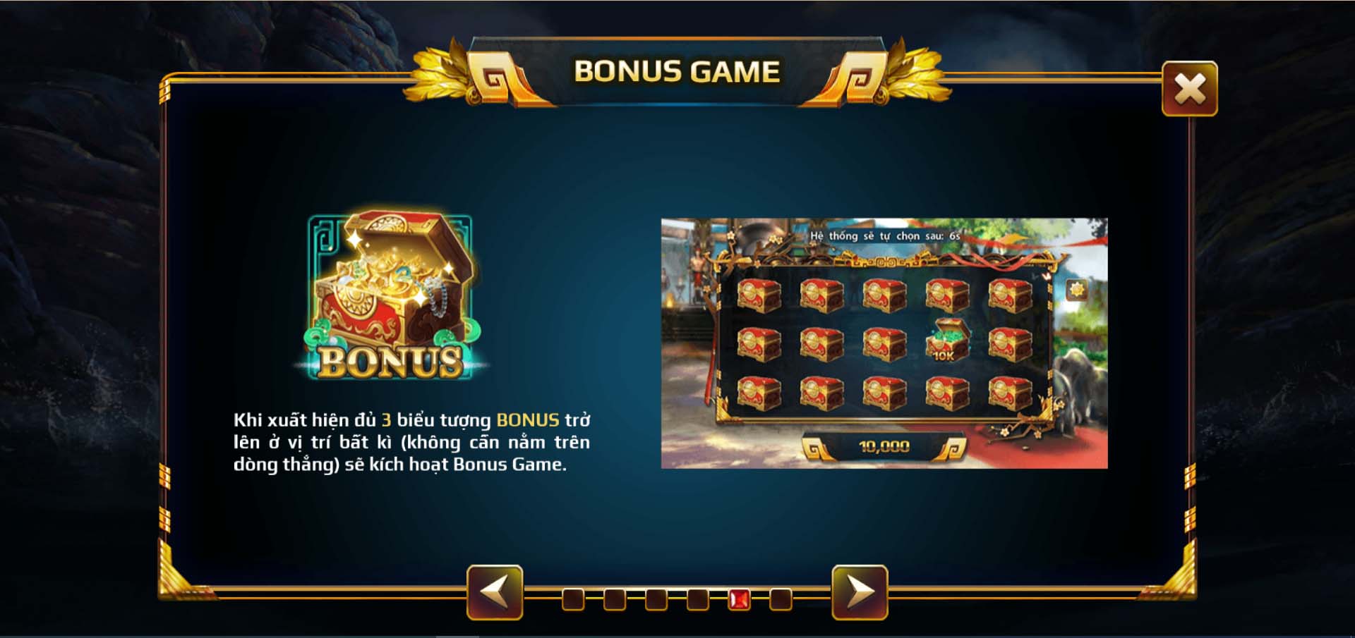 Biểu tượng bonus xuất hiện khi nào